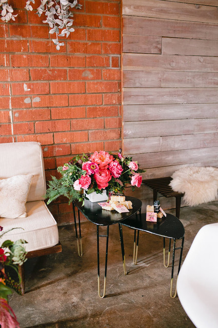 modern girls baby shower