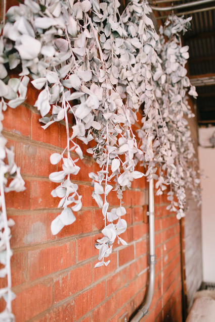 painted eucalyptus wall hanging