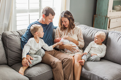 family newborn photos