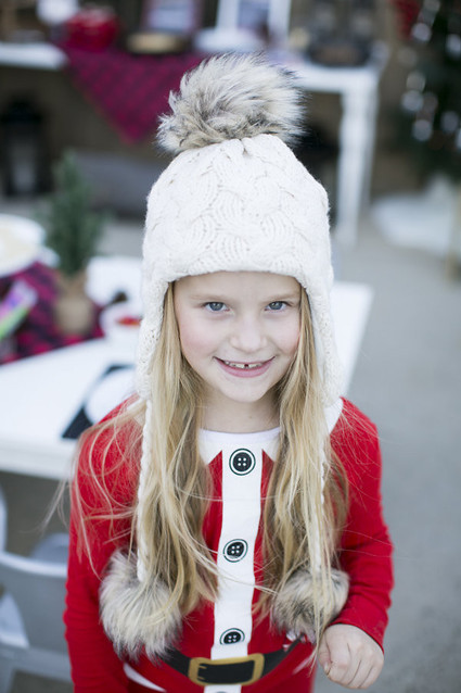 Christmas pancake dinner party for kids