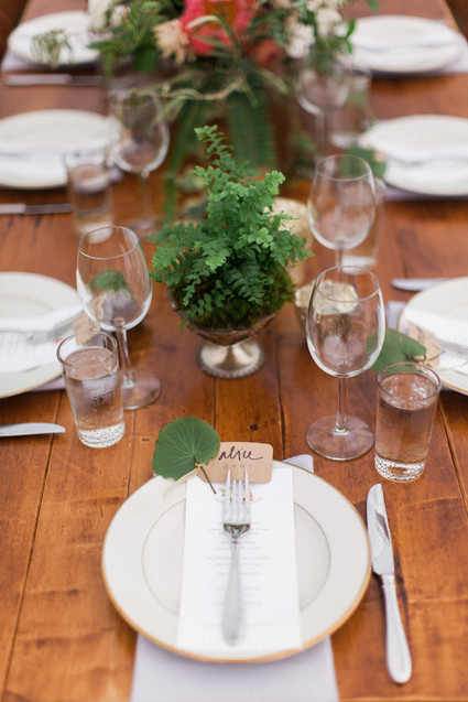 Rustic place setting Inspiration