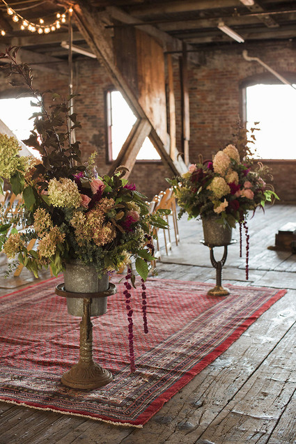 Autumn wedding ceremony