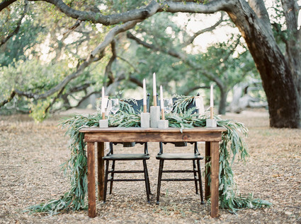 Modern forest wedding inspiration
