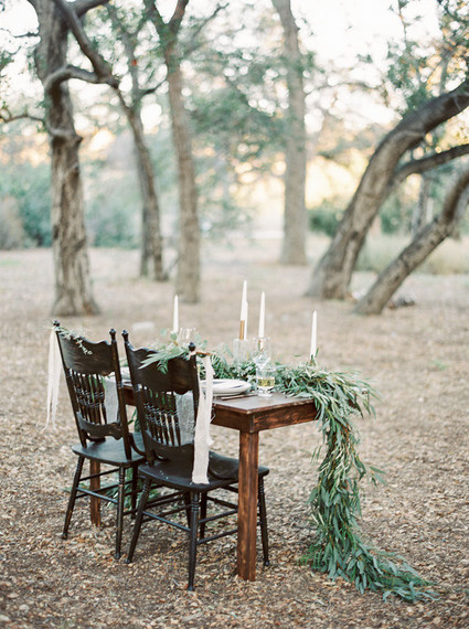 Modern forest wedding inspiration Inspiration