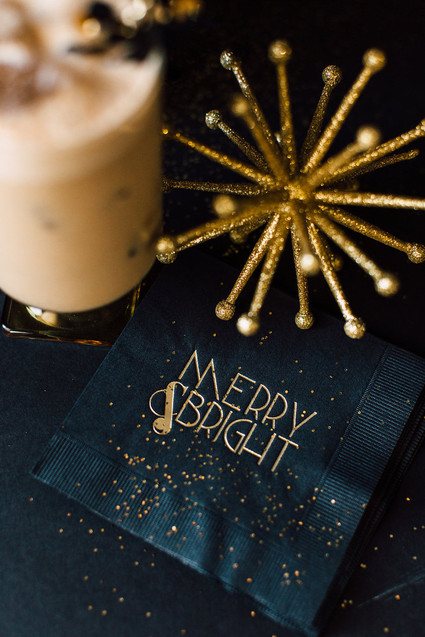 Holiday Cocktail napkins Inspiration