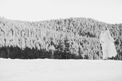 Winter maternity photos