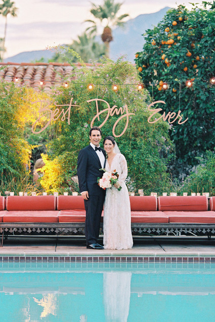 The Colony Palms hotel wedding