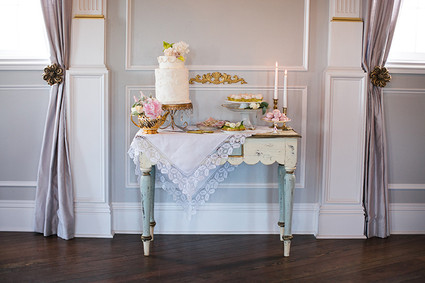 Vintage dessert table