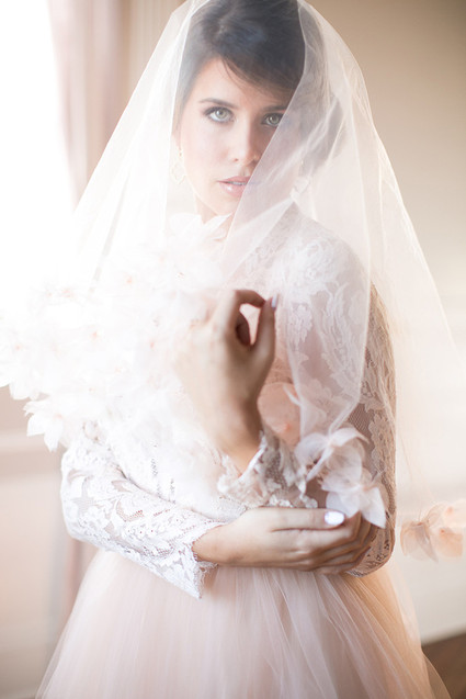 Blush veil