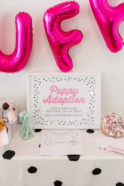 adopt a puppy birthday party Inspiration