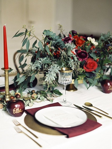 Christmas tablescape
