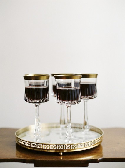 Vintage wine glasses