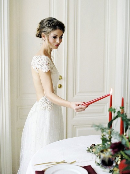 Holiday tablescape