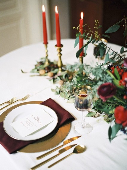 Christmas wedding inspiration