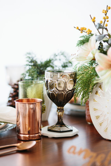 Vintage modern glassware