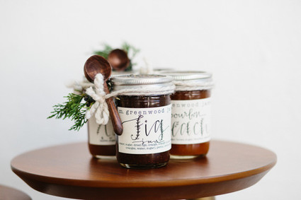 Holiday jam favors Inspiration