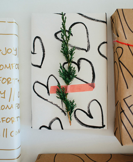 DIY Holiday gift wrap ideas
