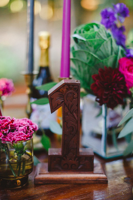 Bohemian jewel toned wedding inspiration