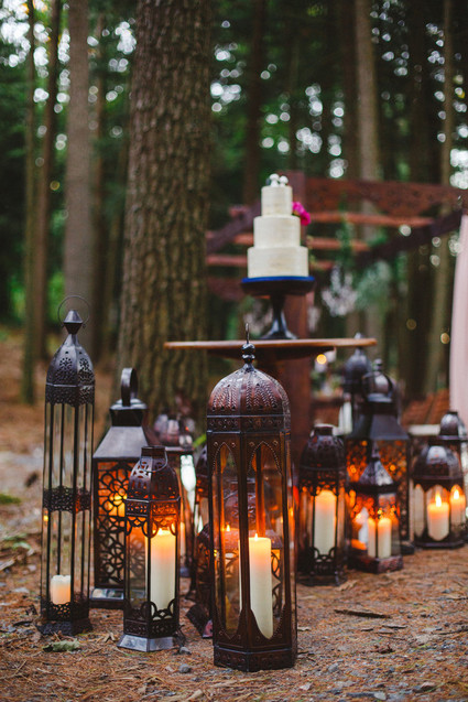 Bohemian jewel toned wedding inspiration Inspiration