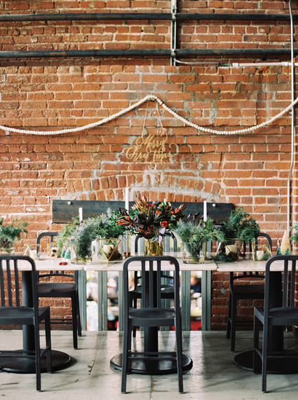 Holiday wreath making christmas party