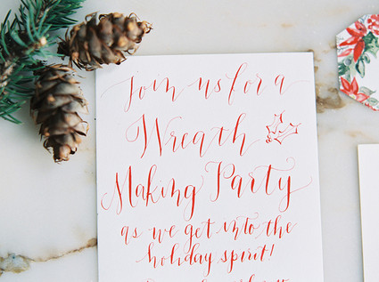 Christmas party invitation