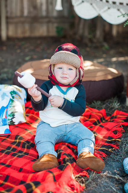 Camping first birthday ideas Inspiration