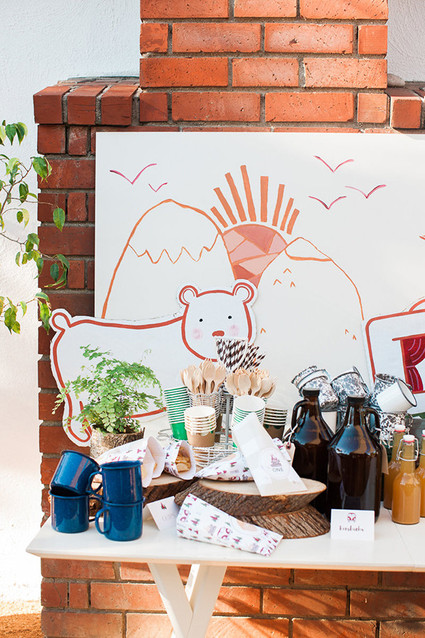 Camping first birthday ideas Inspiration
