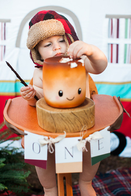 Camping first birthday ideas Inspiration