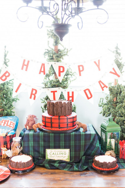 Lumberjack birthday party Inspiration