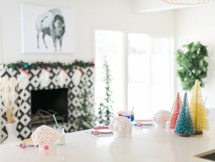 Modern cookie decorating party ideas