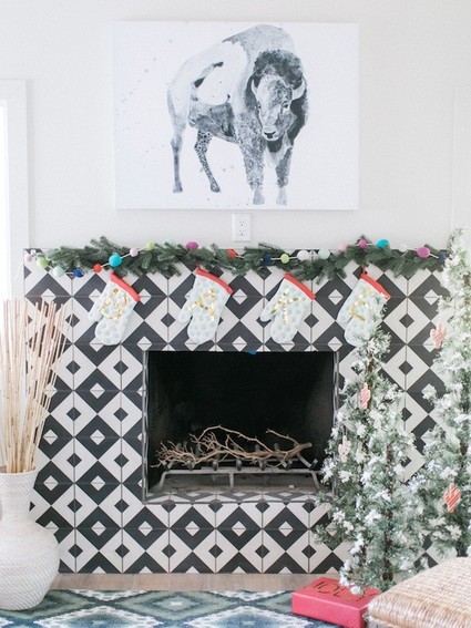 Modern christmas decor