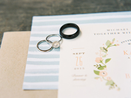 Minted wedding invitation