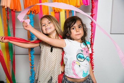 Colorful Photo Booth backdrop