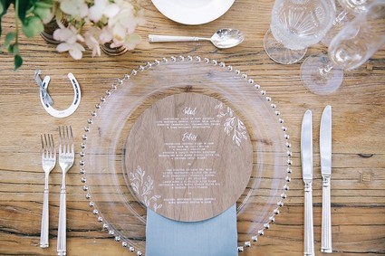 Rustic place setting