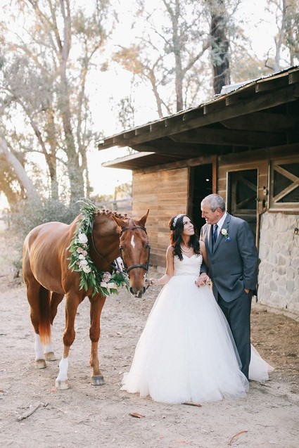 Equestrian themed wedding