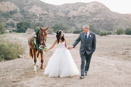 Equestrian themed wedding