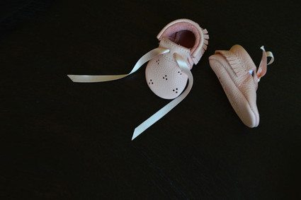 pink baby mocs Inspiration
