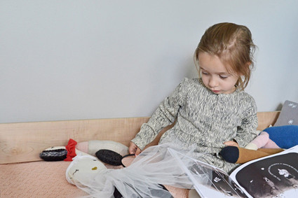 pink and grey girls room