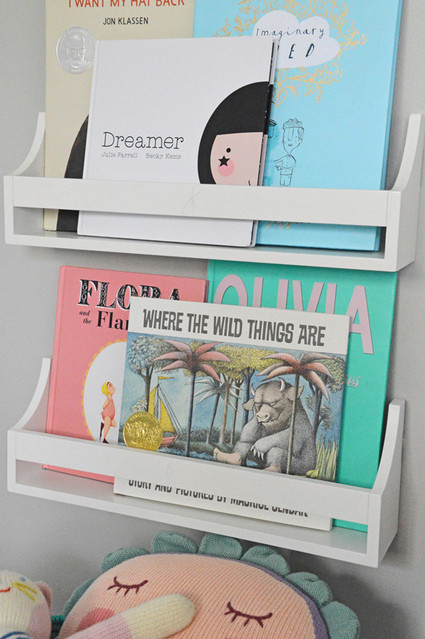 pink and grey girls room