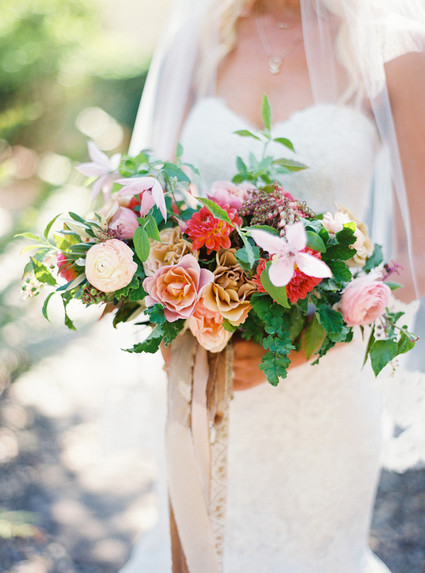 Summer bridal bouquet