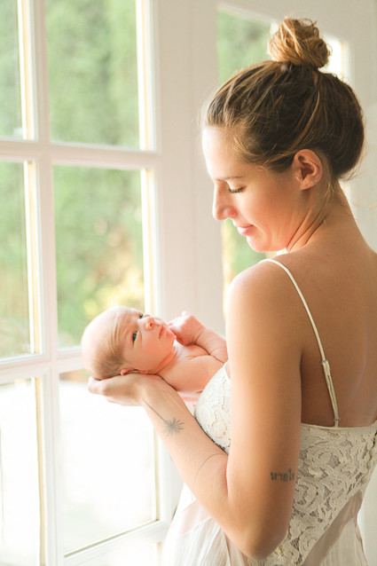 beachy newborn photos in Malibu