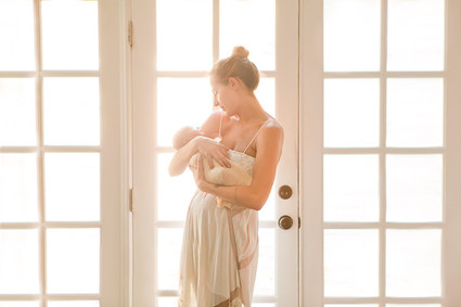 beachy newborn photos in Malibu