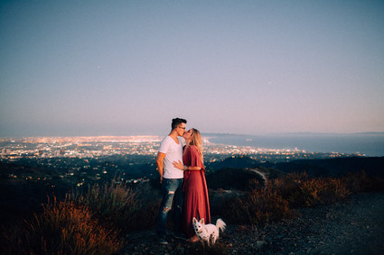 LA sunset proposal story Inspiration