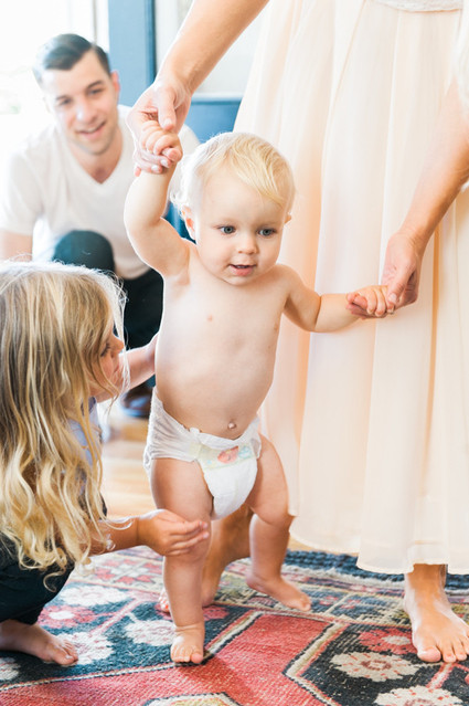 Lifestyle family photos at home