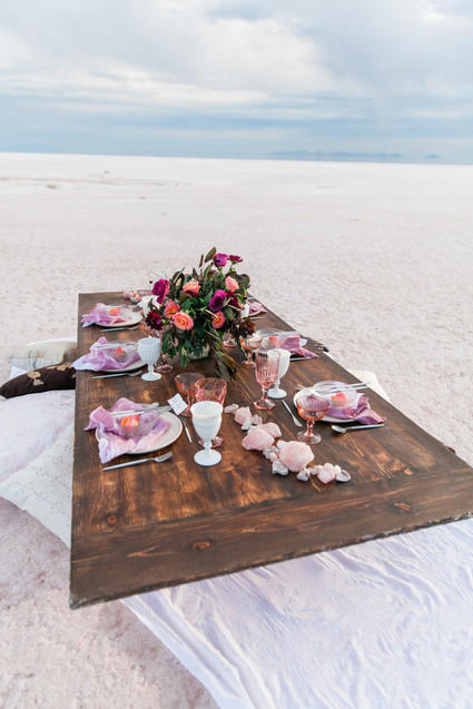 Pink bohemian wedding inspiration