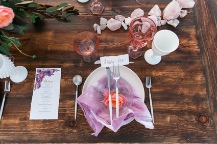 Pink bohemian wedding inspiration Inspiration