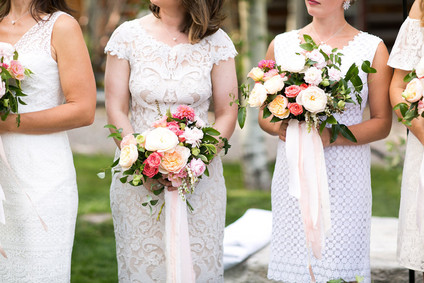 White bridesmaids