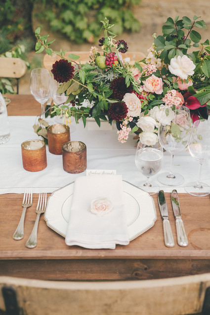 Rustic tablescape