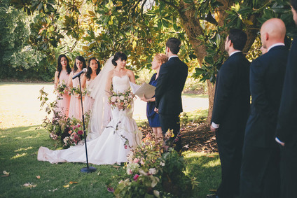 California vineyard wedding