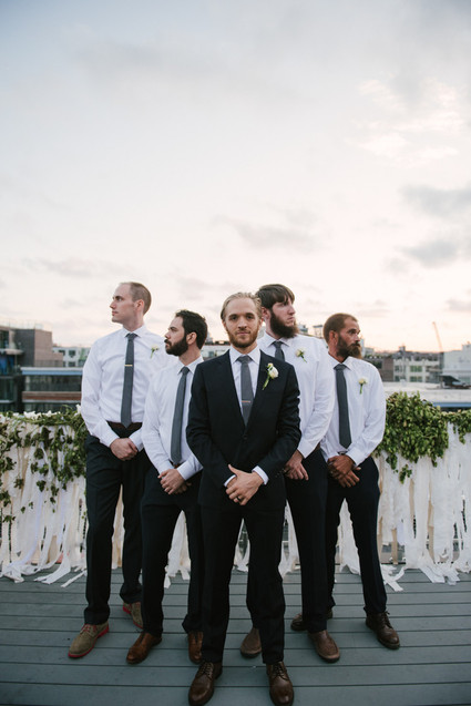 Rooftop Brooklyn wedding